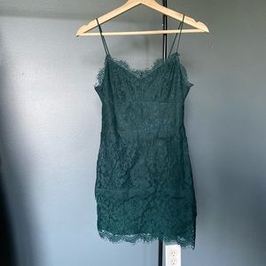 Topshop petite lace slip mini cocktail dress